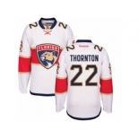 Men's Reebok Florida Panthers #22 Shawn Thornton Authentic White Away NHL New Jersey