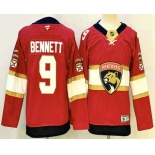 Youth Florida Panthers #9 Sam Bennett Red Authentic Jersey