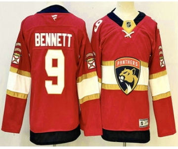 Youth Florida Panthers #9 Sam Bennett Red Authentic Jersey