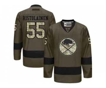Buffalo Sabres #55 Rasmus Ristolainen Green Salute to Service Stitched NHL Jersey