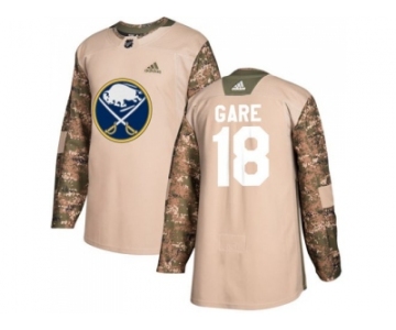 Men Adidas Buffalo Sabres #18 Danny Gare Camo Authentic 2017 Veterans Day Stitched NHL Jersey