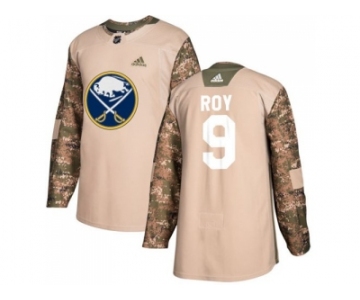 Men Adidas Buffalo Sabres #9 Derek Roy Camo Authentic 2017 Veterans Day Stitched NHL Jersey