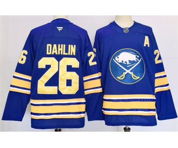 Men's Buffalo Sabres #26 Rasmus Dahlin Blue 2024-25 Stitched Jersey