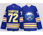 Men's Buffalo Sabres #72 Tage Thompson Blue 2024-25 Stitched Jersey