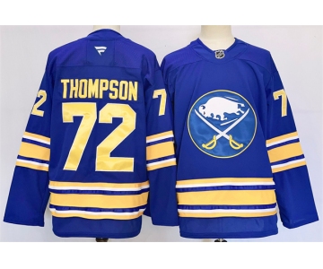 Men's Buffalo Sabres #72 Tage Thompson Blue 2024-25 Stitched Jersey