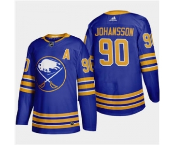 Men's Buffalo Sabres #90 Marcus Johansson 2020-21 Home Authentic Player Stitched Hockey Jersey Royal Blue