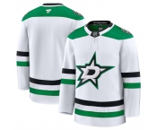 Men's Dallas Stars Blank White 2024-25 Away Stitched Hockey Jersey