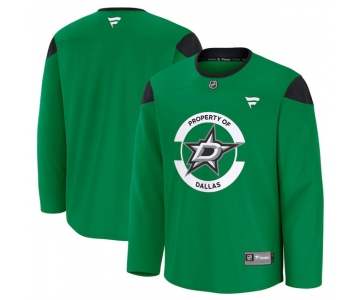 Men's Dallas Stars Green 2024-25 Team Practice Stitched Hockey Jersey