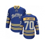 Men's Reebok Buffalo Sabres #70 Alexander Nylander Authentic Royal Blue Third NHL Jersey