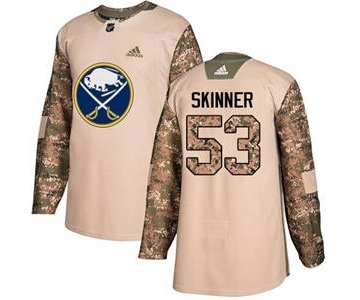 Men's Sabres #53 Jeff Skinner Camo 2017 Veterans Day Stitched Hockey Jersey