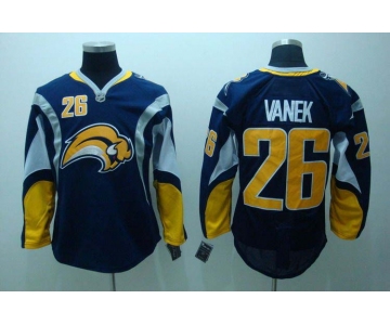 nhl buffalo sabres #26 vanek blue third edition