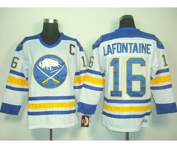 nhl jerseys buffalo sabres #16 lafontaine white