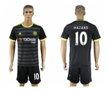 Chelsea #10 Hazard Away Soccer Club Jersey
