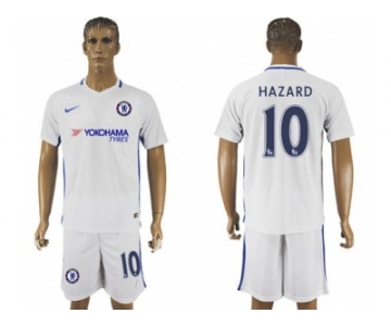 Chelsea #10 Hazard Away Soccer Club Jerseys
