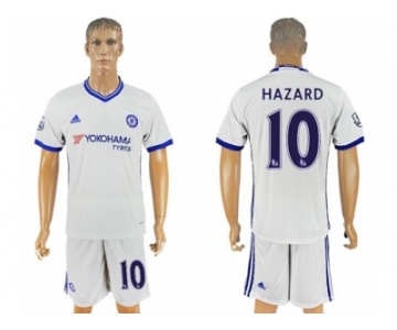 Chelsea #10 Hazard White Soccer Club Jersey