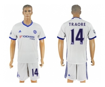 Chelsea #14 Traore White Soccer Club Jersey