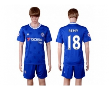 Chelsea #18 Remy Home Soccer Club Jerseys