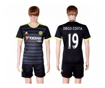 Chelsea #19 Diego Costa Away Soccer Club Jerseys