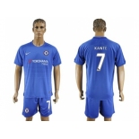 Chelsea #7 Kante Home Soccer Club Jerseys.