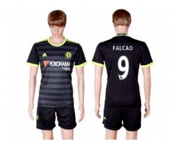 Chelsea #9 Falcao Away Soccer Club Jerseys