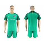 Chelsea Blank Green Goalkeeper Soccer Club Jersey