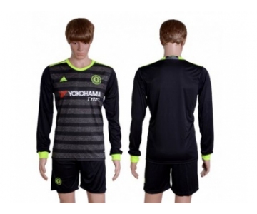 Chelsea Blank Sec Away Long Sleeves Soccer Club Jerseys