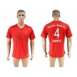 Bayern Munchen #4 Dante Marine Environmental Protection Home Soccer Club Jersey