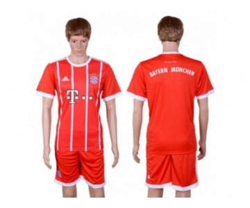 Bayern Munchen Blank Home Soccer Club Jerseys..