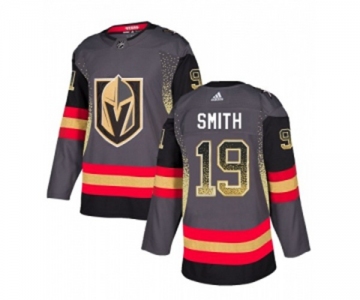 Adidas Vegas Golden Knights #19 Reilly Smith Authentic Black Drift Fashion NHL Jersey