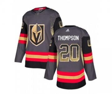 Adidas Vegas Golden Knights #20 Paul Thompson Authentic Black Drift Fashion NHL Jersey