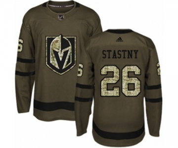 Adidas Vegas Golden Knights #26 Paul Stastny Authentic Green Salute to Service NHL Jersey