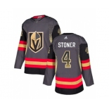 Adidas Vegas Golden Knights #4 Clayton Stoner Authentic Black Drift Fashion NHL Jersey