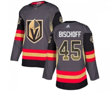 Adidas Vegas Golden Knights #45 Jake Bischoff Authentic Black Drift Fashion NHL Jersey