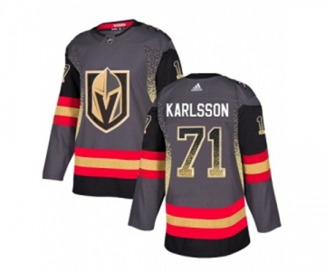 Adidas Vegas Golden Knights #71 William Karlsson Authentic Black Drift Fashion NHL Jersey