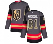 Adidas Vegas Golden Knights #81 Jonathan Marchessault Authentic Black Drift Fashion NHL Jersey