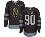 Adidas Vegas Golden Knights #90 Tomas Tatar Authentic Black 1917-2017 100th Anniversary NHL Jersey