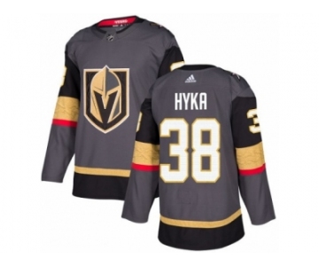 Men Adidas Vegas Golden Knights #38 Tomas Hyka Authentic Gray Home NHL Jersey