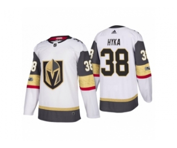 Men Adidas Vegas Golden Knights #38 Tomas Hyka Authentic White Home NHL Jersey