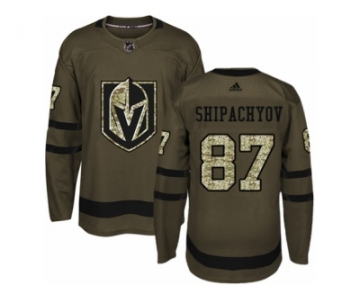 Men Adidas Vegas Golden Knights #87 Vadim Shipachyov Authentic Green Salute to Service NHL Jersey