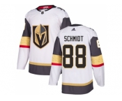 Men Adidas Vegas Golden Knights #88 Nate Schmidt White Road Authentic Stitched NHL Jersey