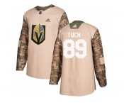 Men Adidas Vegas Golden Knights #89 Alex Tuch Camo Authentic 2017 Veterans Day Stitched NHL Jersey