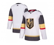 Men Adidas Vegas Golden Knights Blank White Road Authentic Stitched NHL Jersey