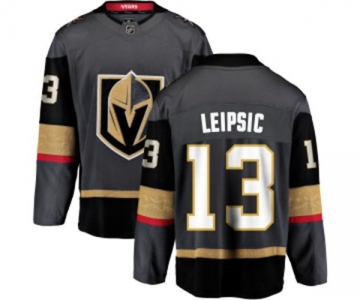 Men Vegas Golden Knights #13 Brendan Leipsic Authentic Black Home Fanatics Branded Breakaway NHL Jersey