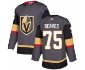 Men's Adidas Vegas Golden Knights #75 Ryan Reaves Premier Gray Home NHL Jersey