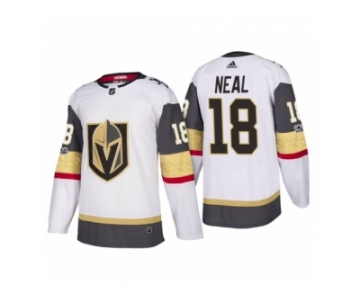 Men's Vegas Golden Knights #18 James Neal White 2017-2018 Season Jersey