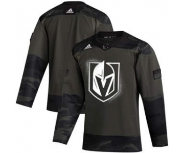 Men's Vegas Golden Knights 2019 Veterans Day Authentic Practice Hockey Jersey Camo