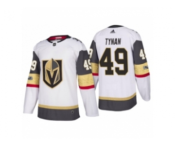 Men's Vegas Golden Knights #49 T.J. Tynan White 2017-2018 Season Jersey