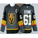 Men's Vegas Golden Knights #61 Mark Stone Gray Authentic Jersey Men's Vegas Golden Knights #61 Mark Stone Gray Authentic Jersey
