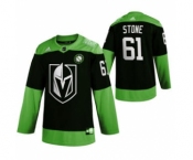Men's Vegas Golden Knights #61 Mark Stone Green Hockey Fight nCoV Limited Hockey Jersey