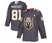 Men's Vegas Golden Knights #81 Jonathan Marchessault Grey Latino Heritage Night Stitched Hockey Jersey